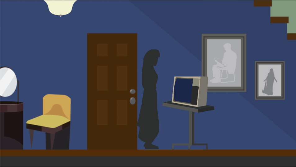 screenshot of game area True's Living Room